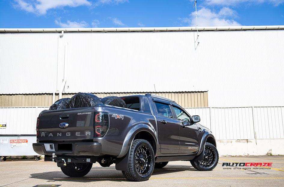 FORD RANGER GD03 GLOSS BLACK MILLED ACCENTS